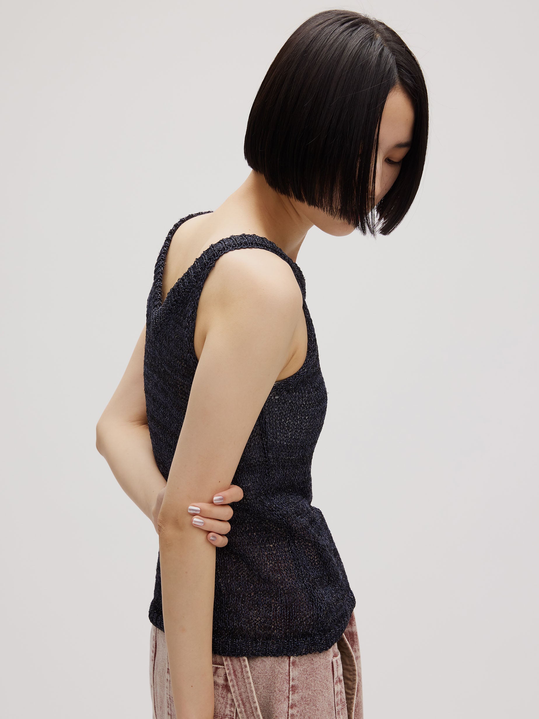 MEDI 2WAY CONCEPT LOGO KNIT TANK TOP