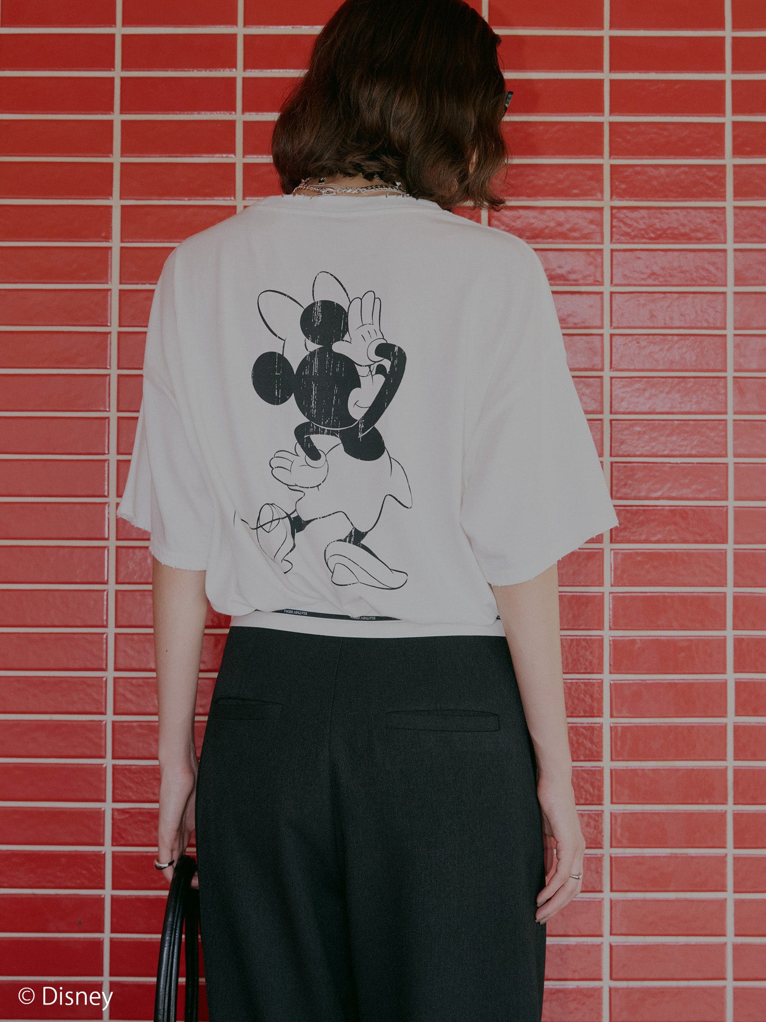 MICKEY AND MINNIE DESIGN BIG TEE