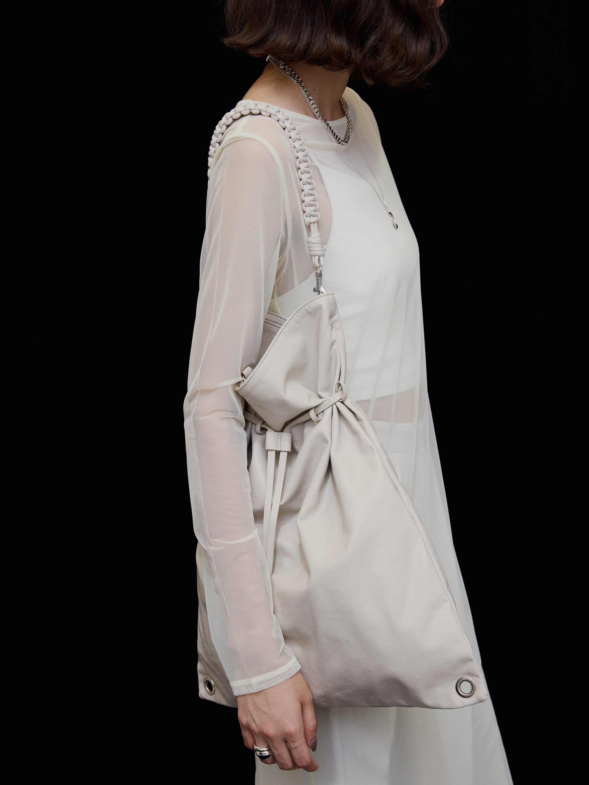 MANY WAY SYNTHETIC LEATHER BAG