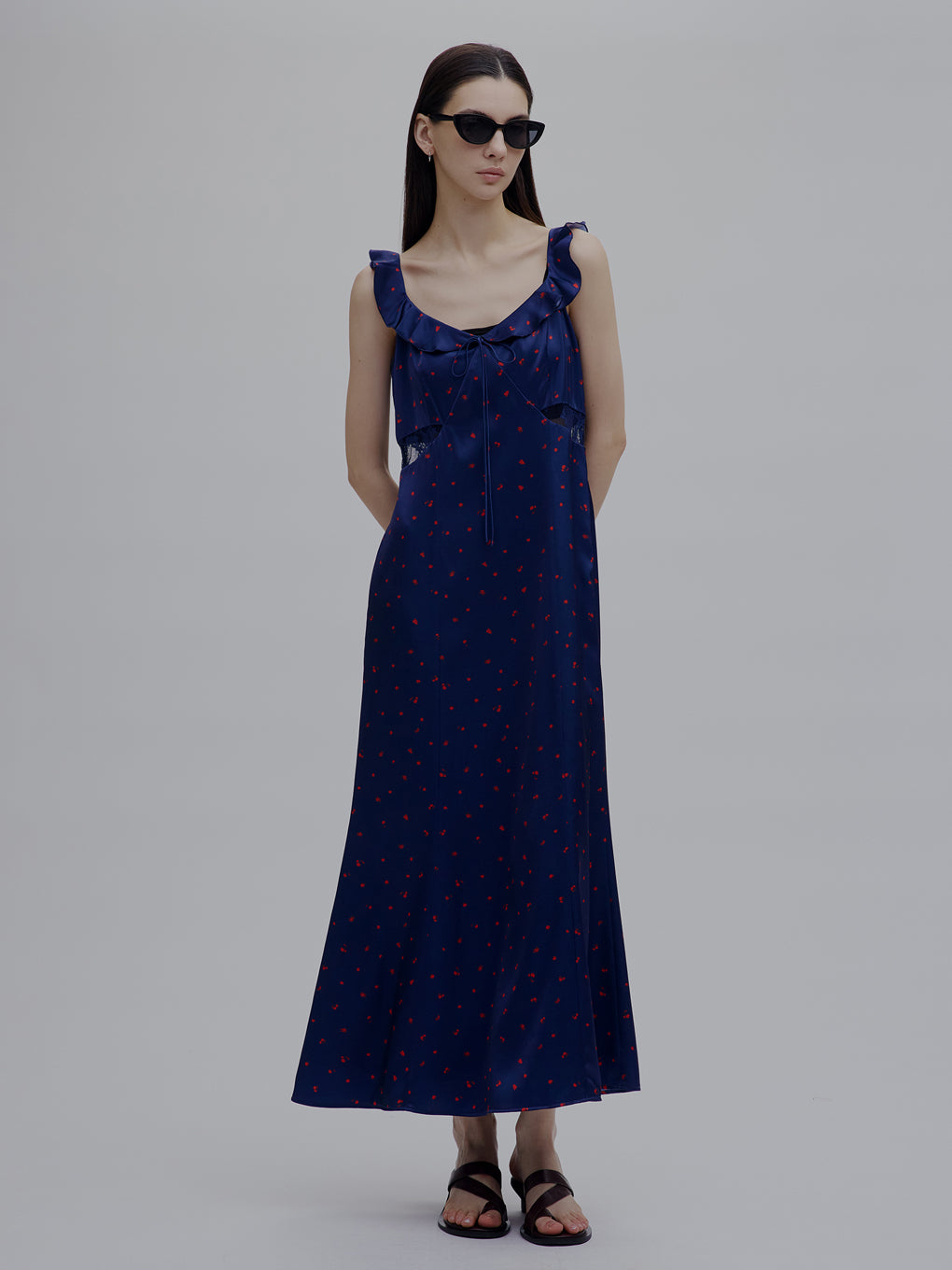 MEDI FRUIT DOT CAMISOLE DRESS