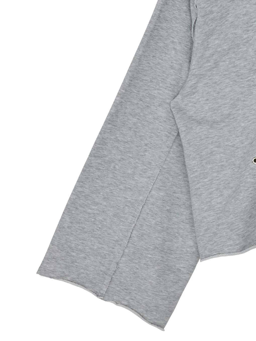 EYELET ARRANGEMENT SWEAT TOP