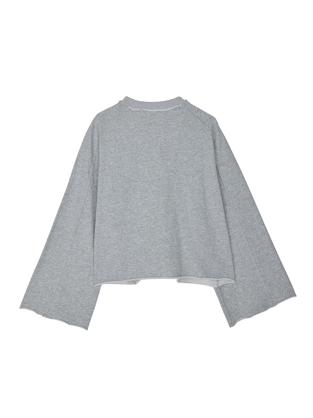 EYELET ARRANGEMENT SWEAT TOP