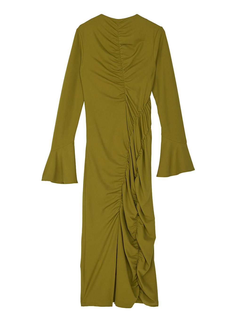 GATHER DETAIL CUT DRESS