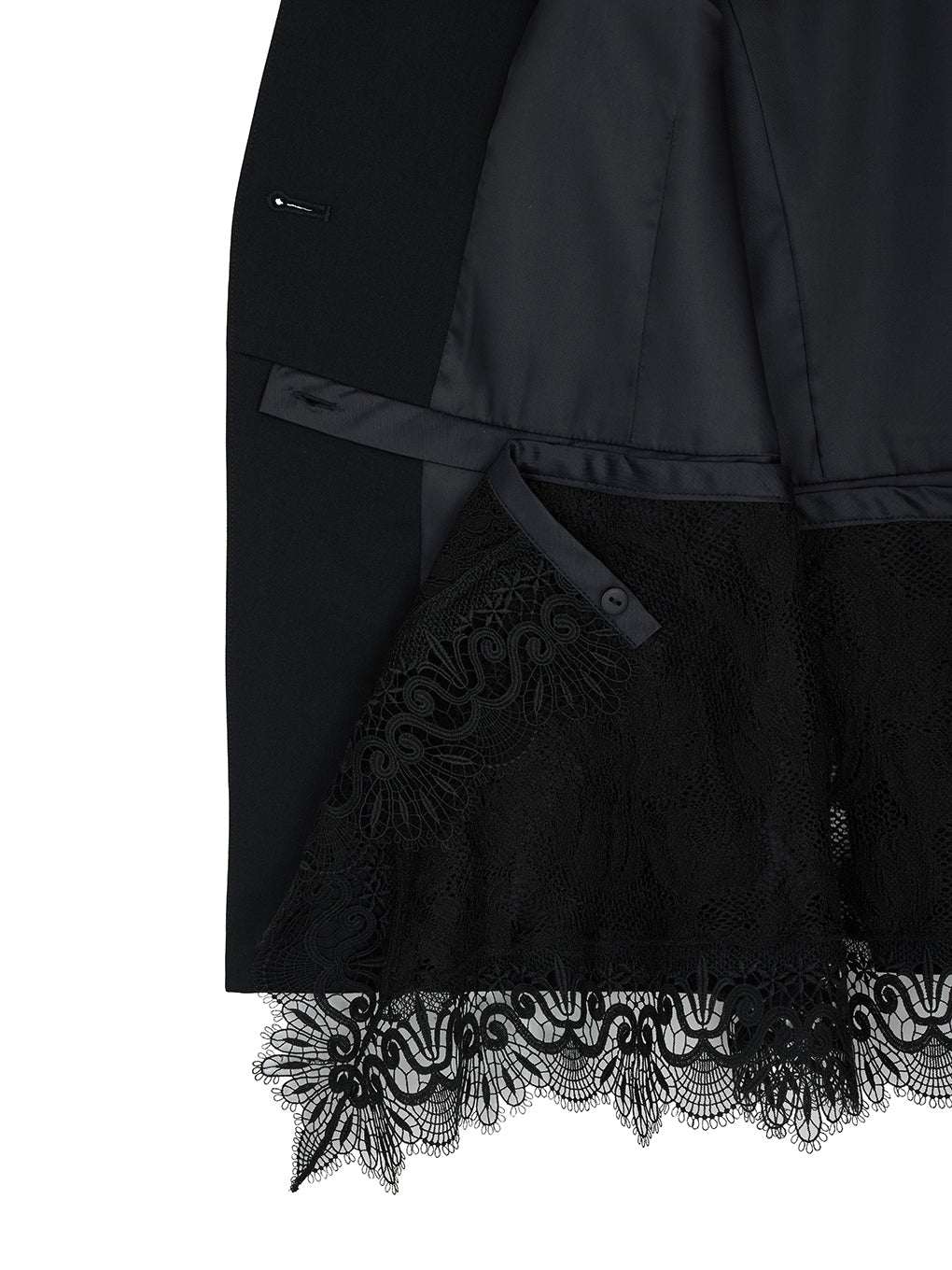 2WAY CREW NECK LACE TAKE OFF VEST