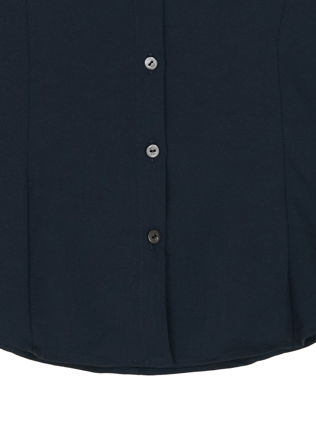 SQUARE COLLAR BACK SATIN BLOUSE