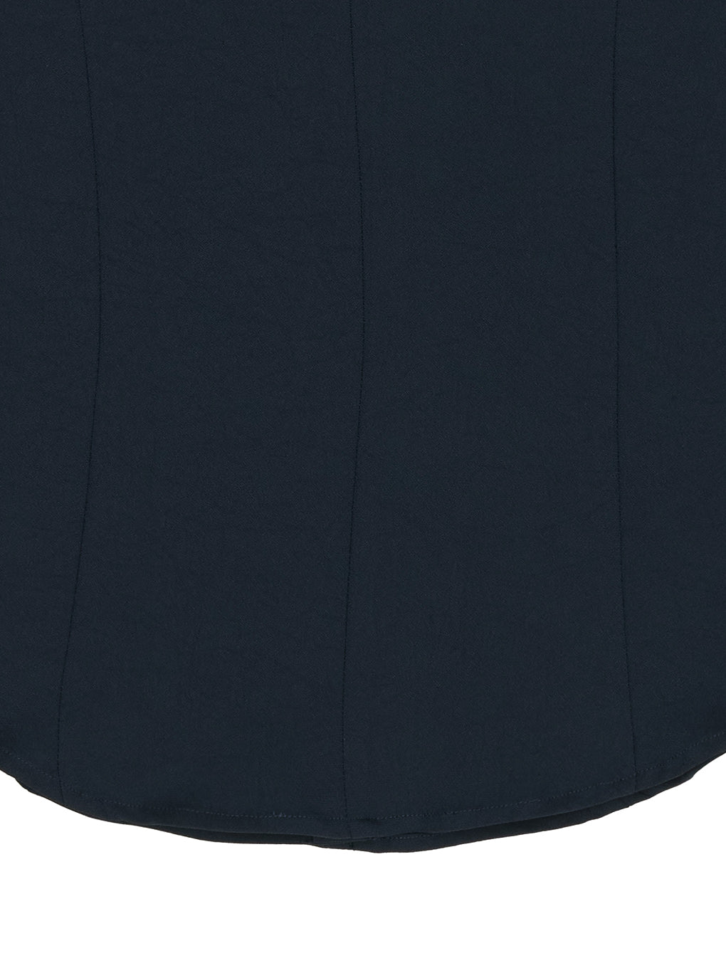 SQUARE COLLAR BACK SATIN BLOUSE