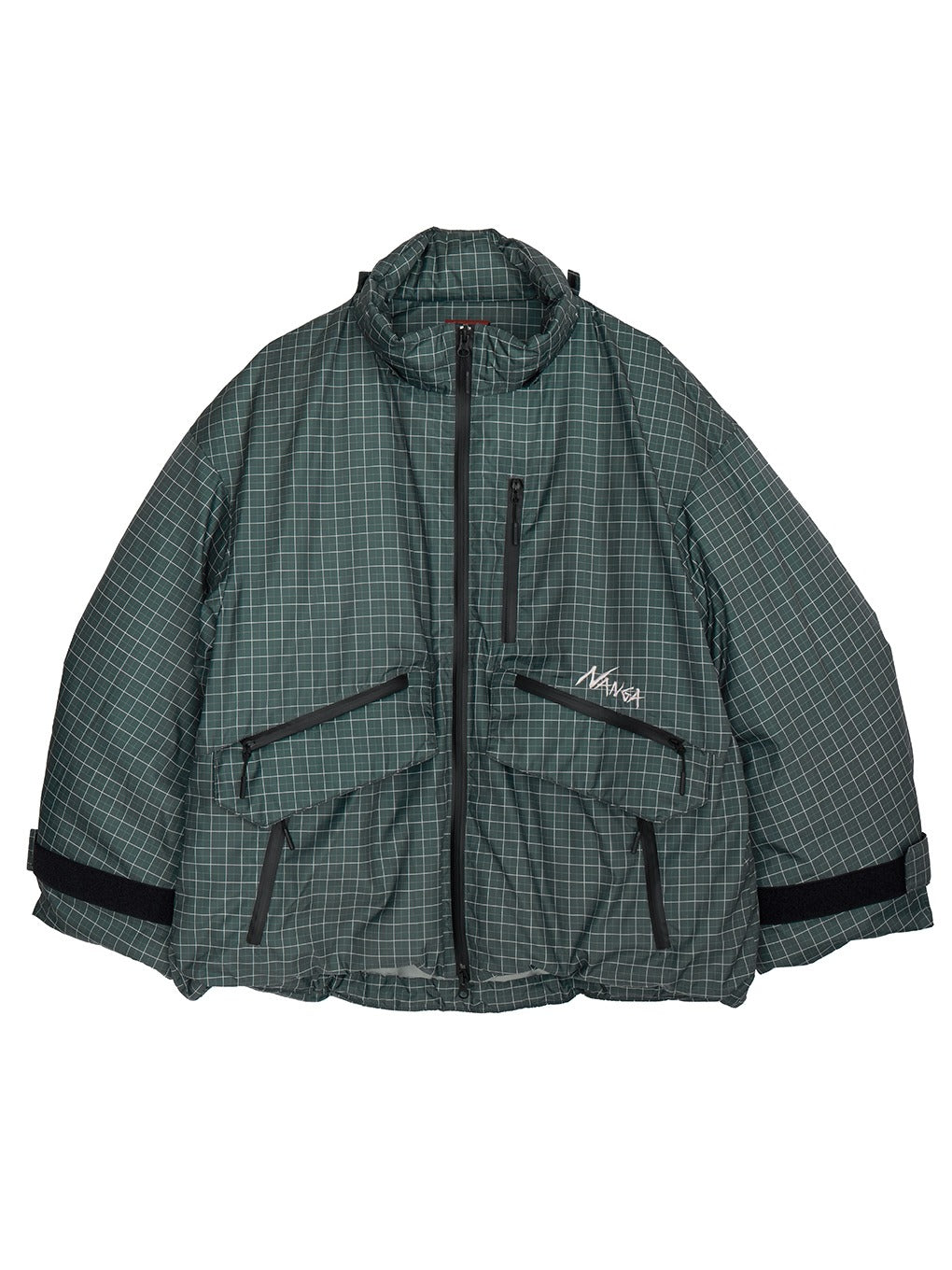 NANGA × Ameri POCKET CHECK DOWN COAT