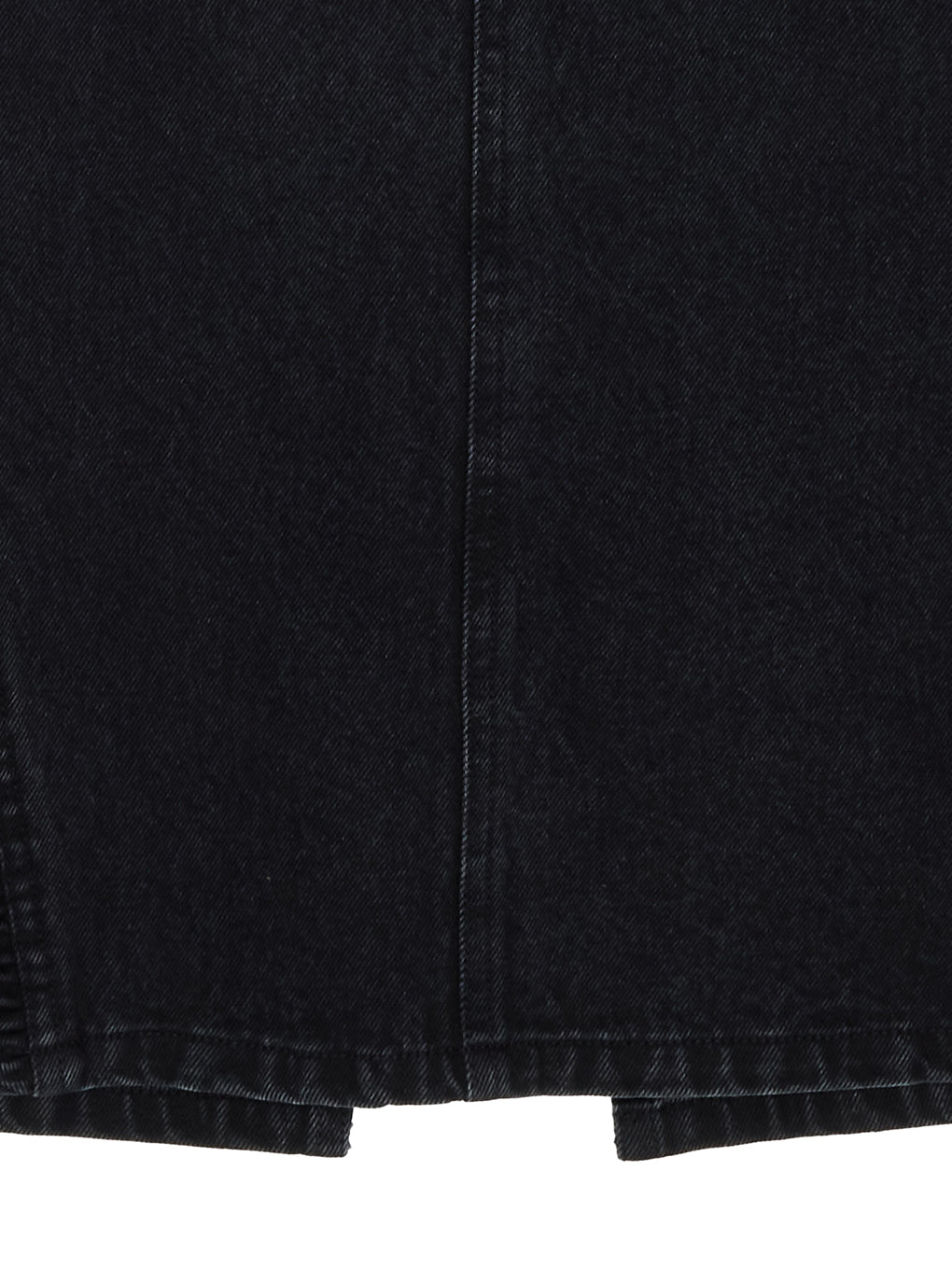 SMALL FRILL SUSPENDER DENIM SKIRT