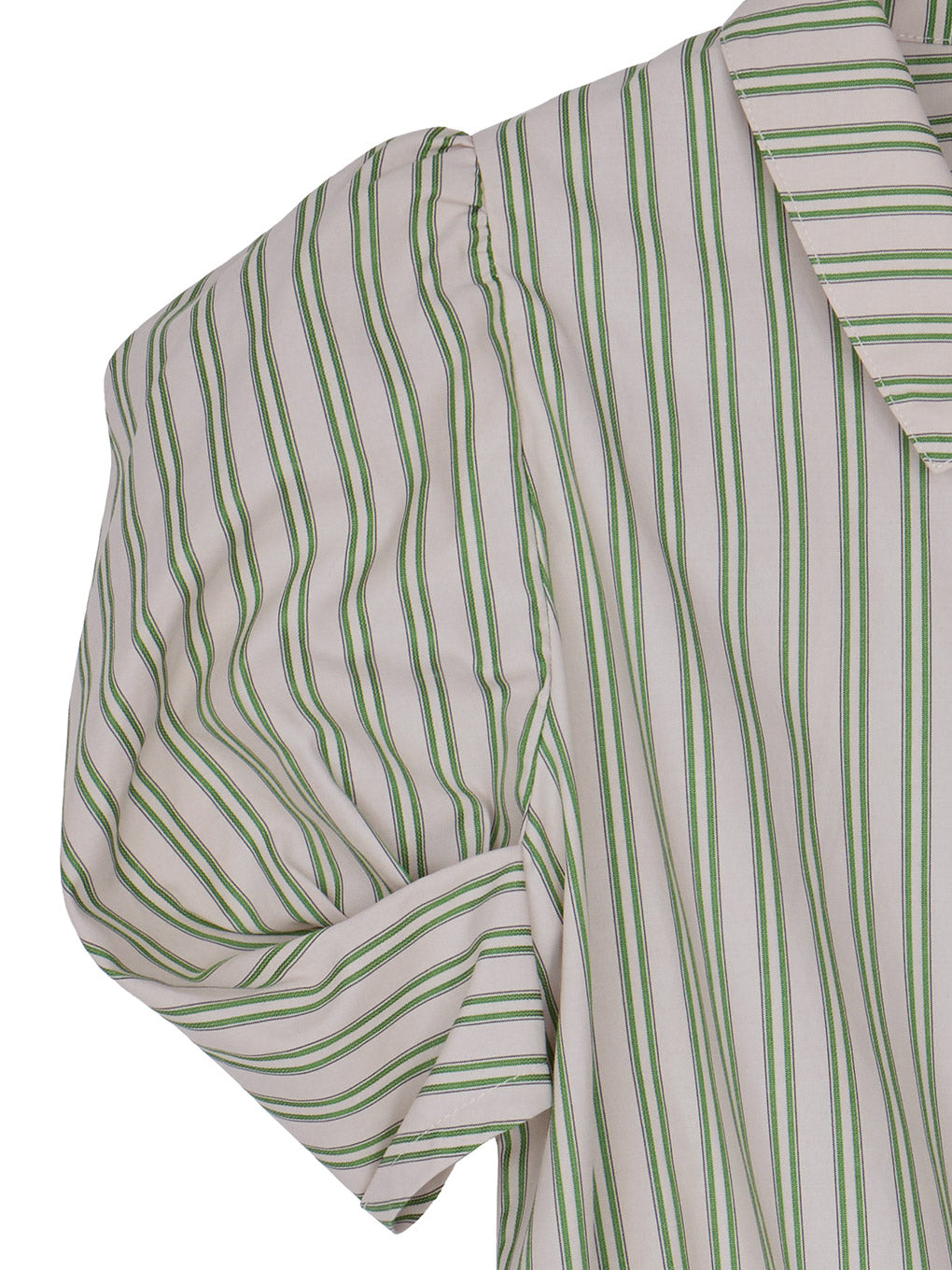 CONSTRUCTIVE SLEEVE MULTI STRIPE SHIRT