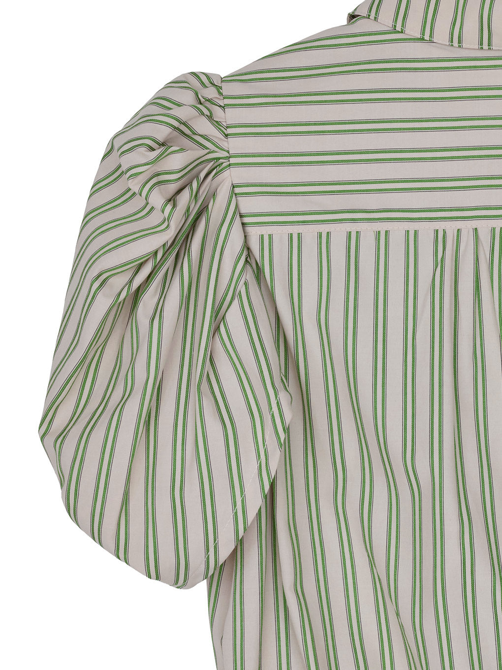 CONSTRUCTIVE SLEEVE MULTI STRIPE SHIRT