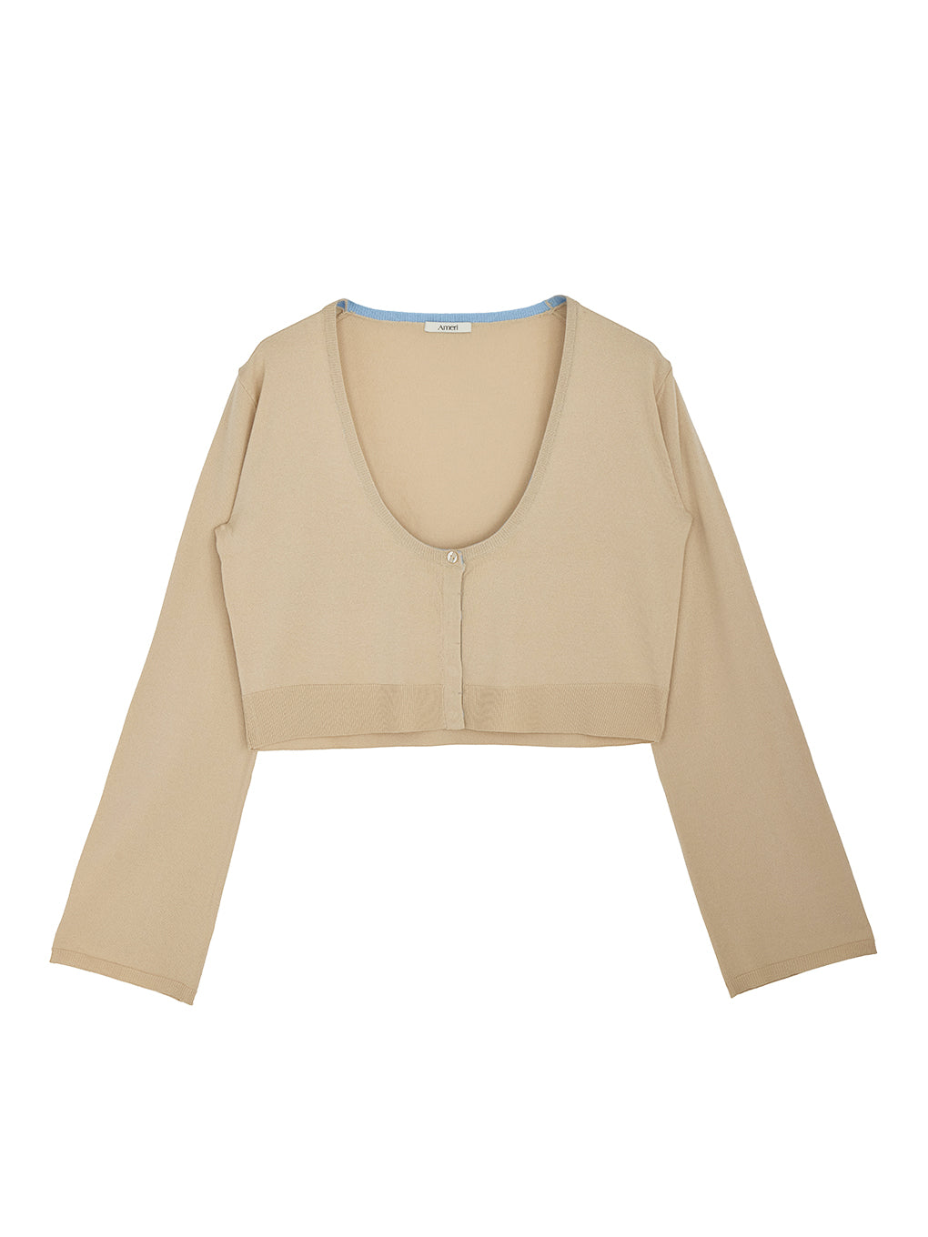 LOW BASIC SHORT KNIT CARDIGAN