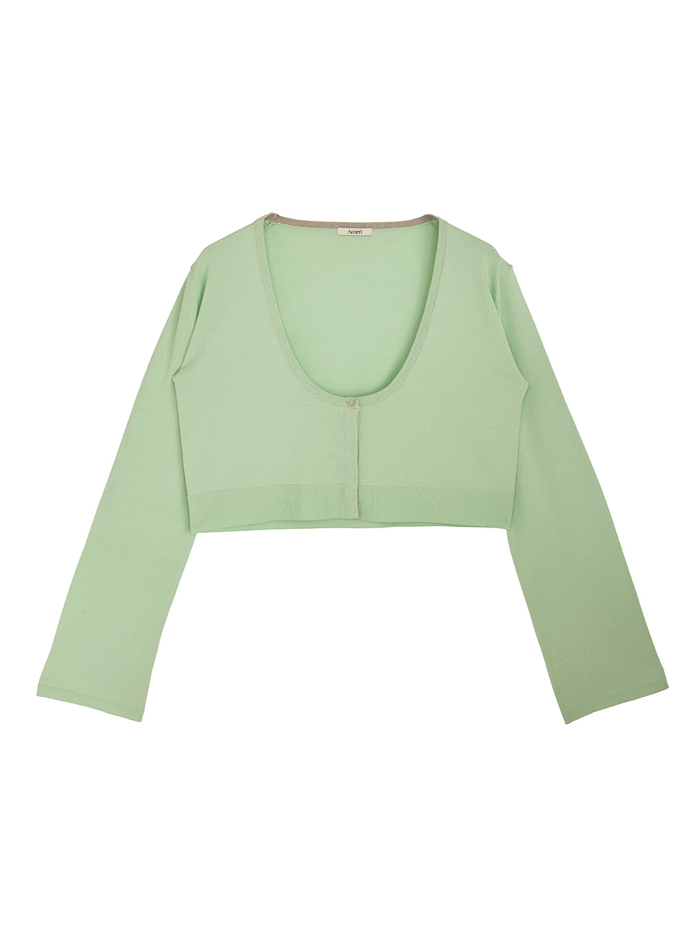 LOW BASIC SHORT KNIT CARDIGAN