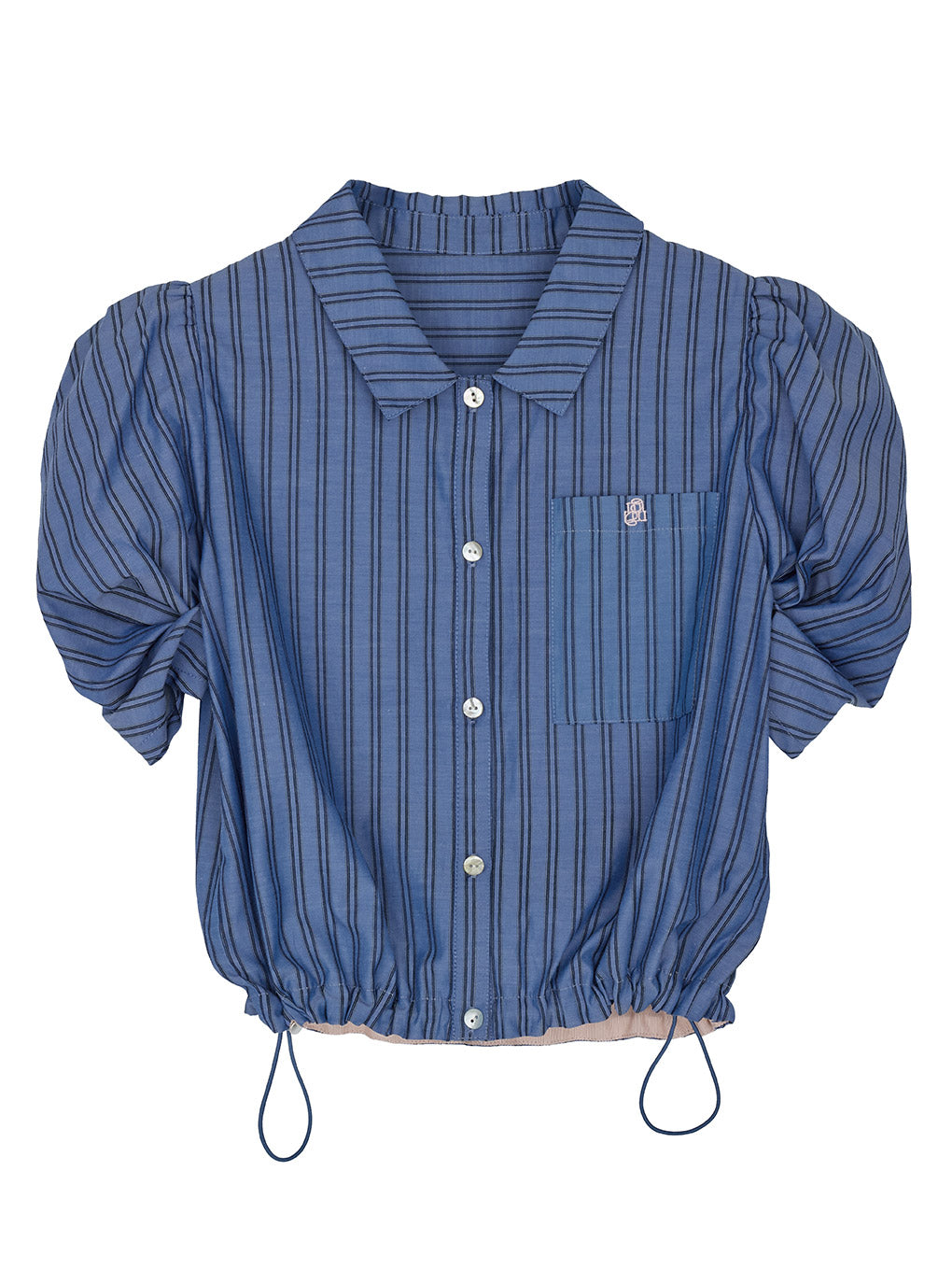 CONSTRUCTIVE SLEEVE MULTI STRIPE SHIRT