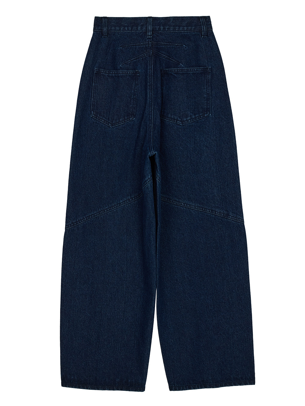 SPANGLE BIJOU EGG DENIM PANTS