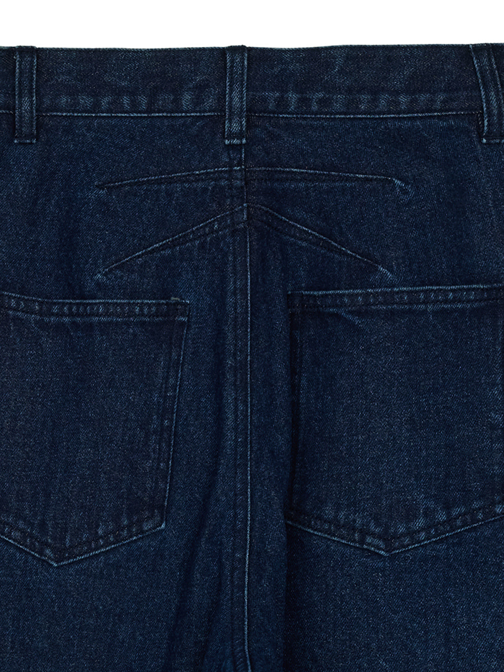 SPANGLE BIJOU EGG DENIM PANTS