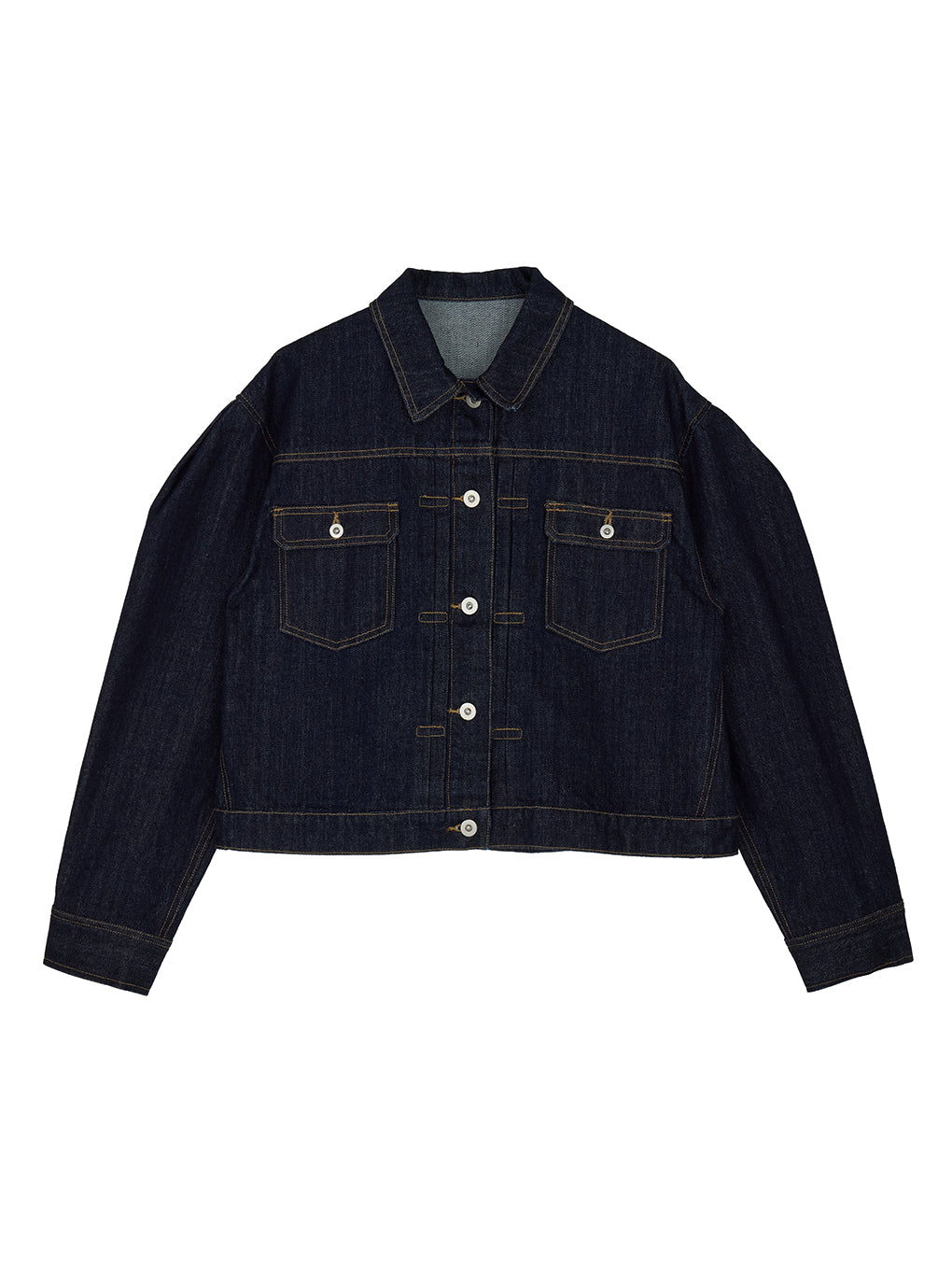 JAPAN MADE BACK FLARE DENIM JACKET