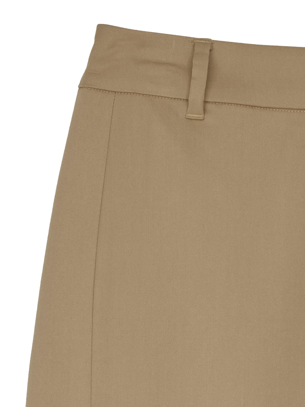 HEM TUCK  STRAIGHT WIDE PANTS