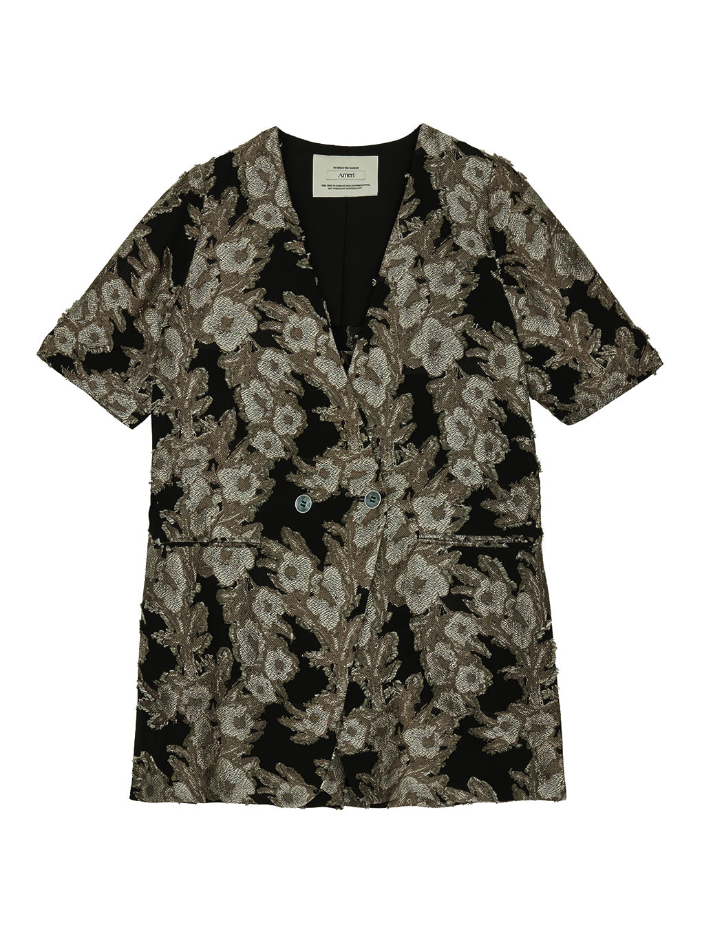 CUT JACQUARD JACKET SET UP