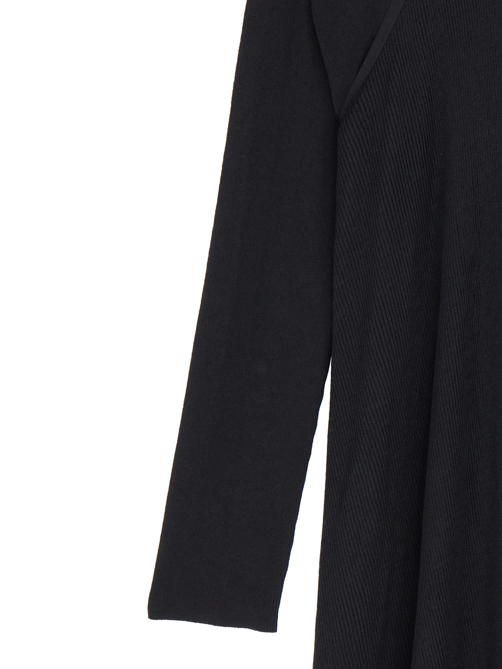 HALTER NECK LAYERED KNIT DRESS