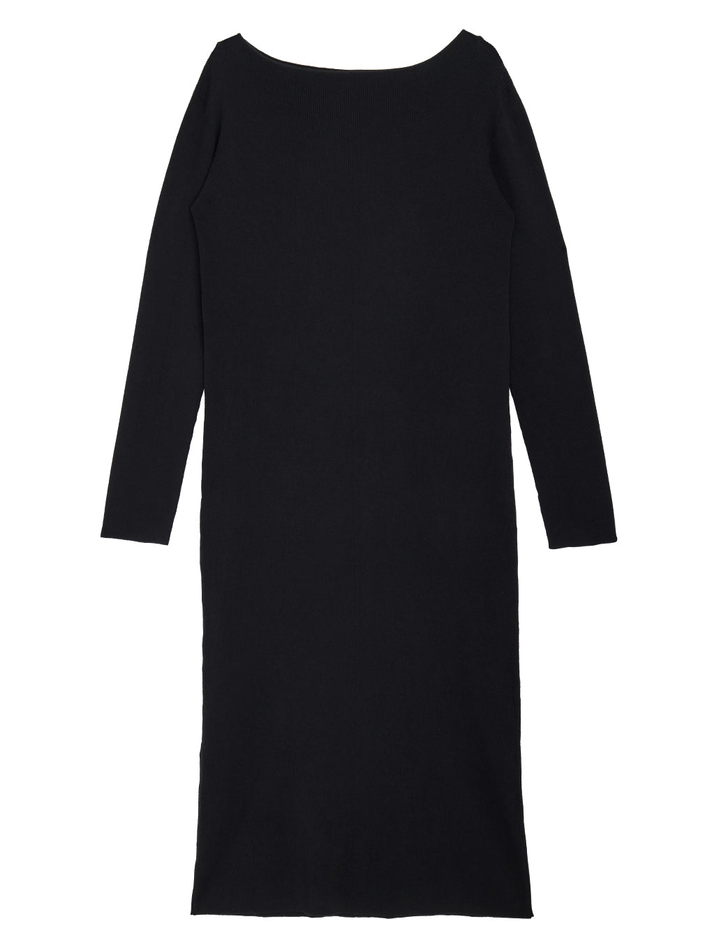 HALTER NECK LAYERED KNIT DRESS