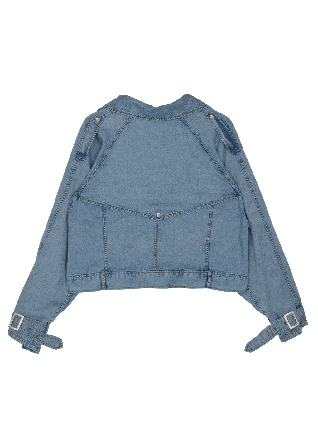 TENCEL DENIM SHORT TRENCH COAT