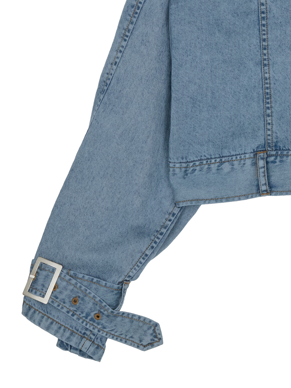 TENCEL DENIM SHORT TRENCH COAT