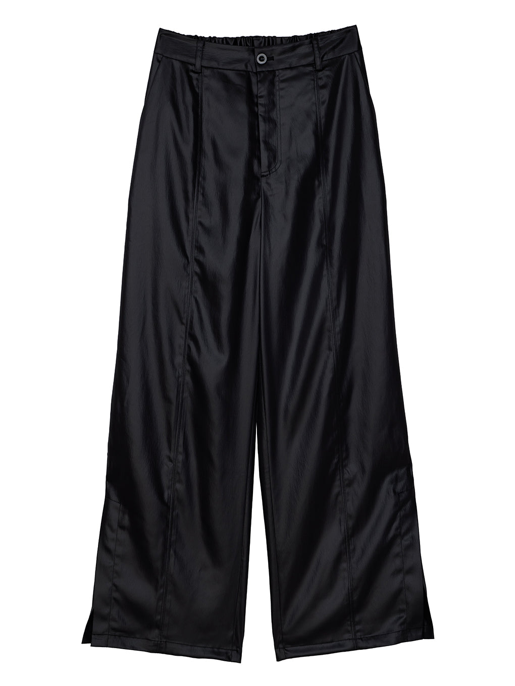 LUSTER STRAIGHT SLIT PANTS