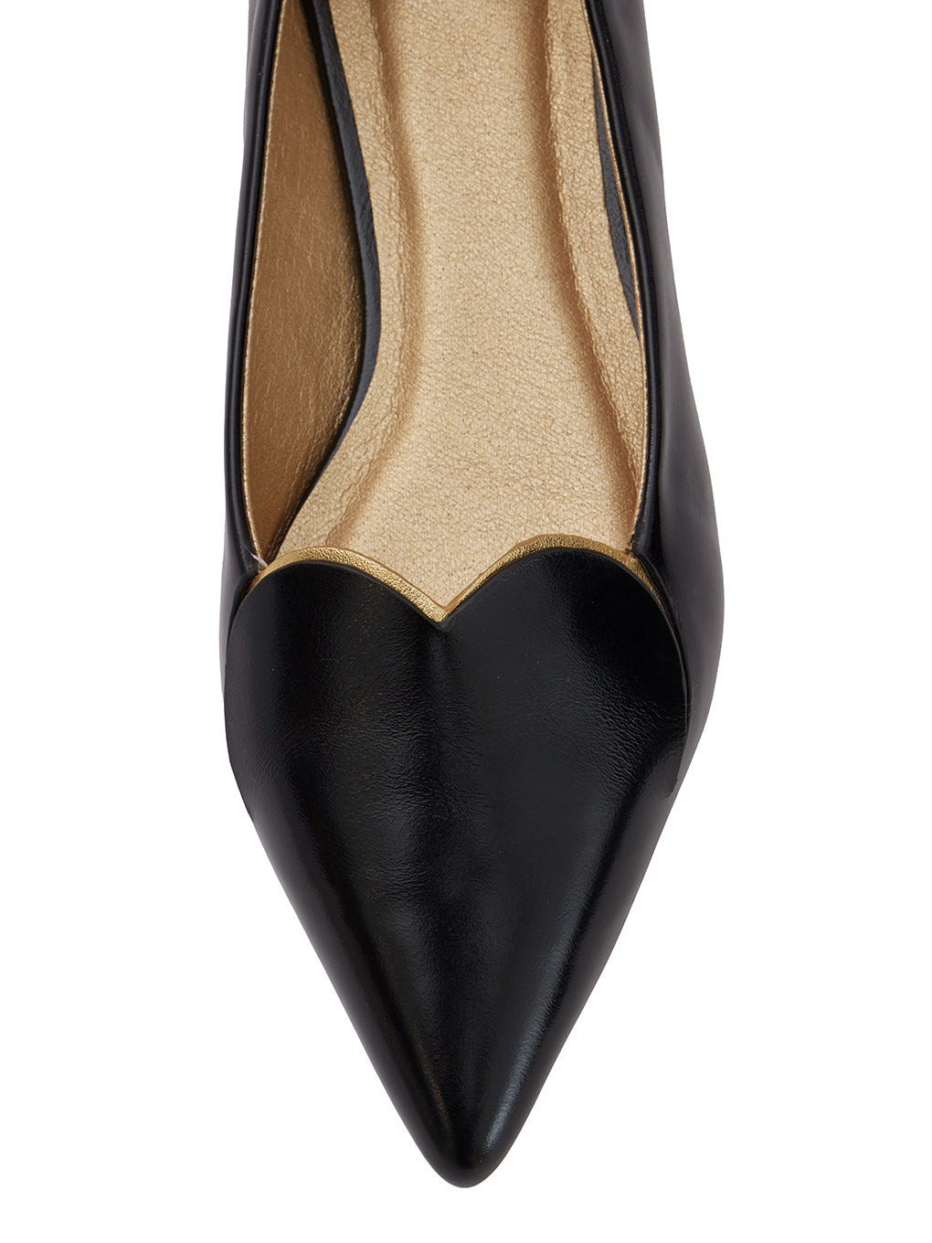 HEART MOTIF POINTED TOE PUMPS