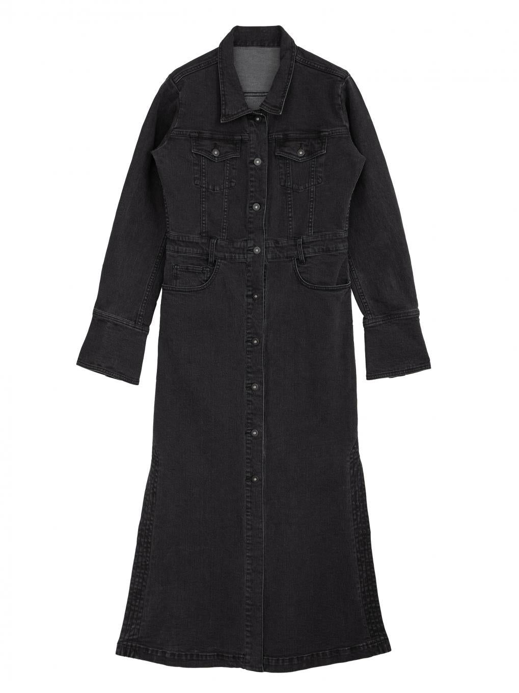 I LINE DENIM SHIRT DRESS