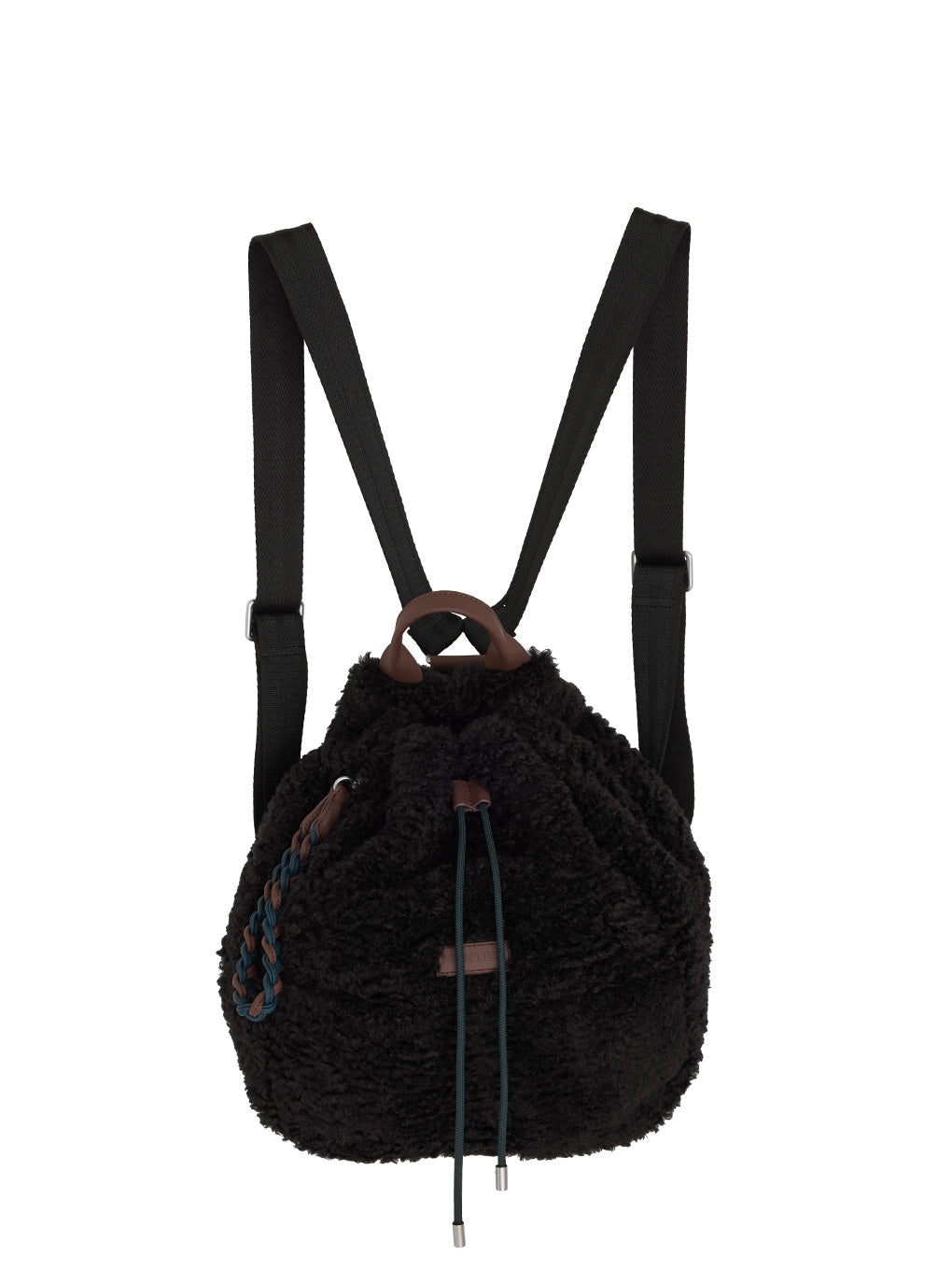 HUNTER×Ameri BOUCLE DRAWSTRING BACKPACK