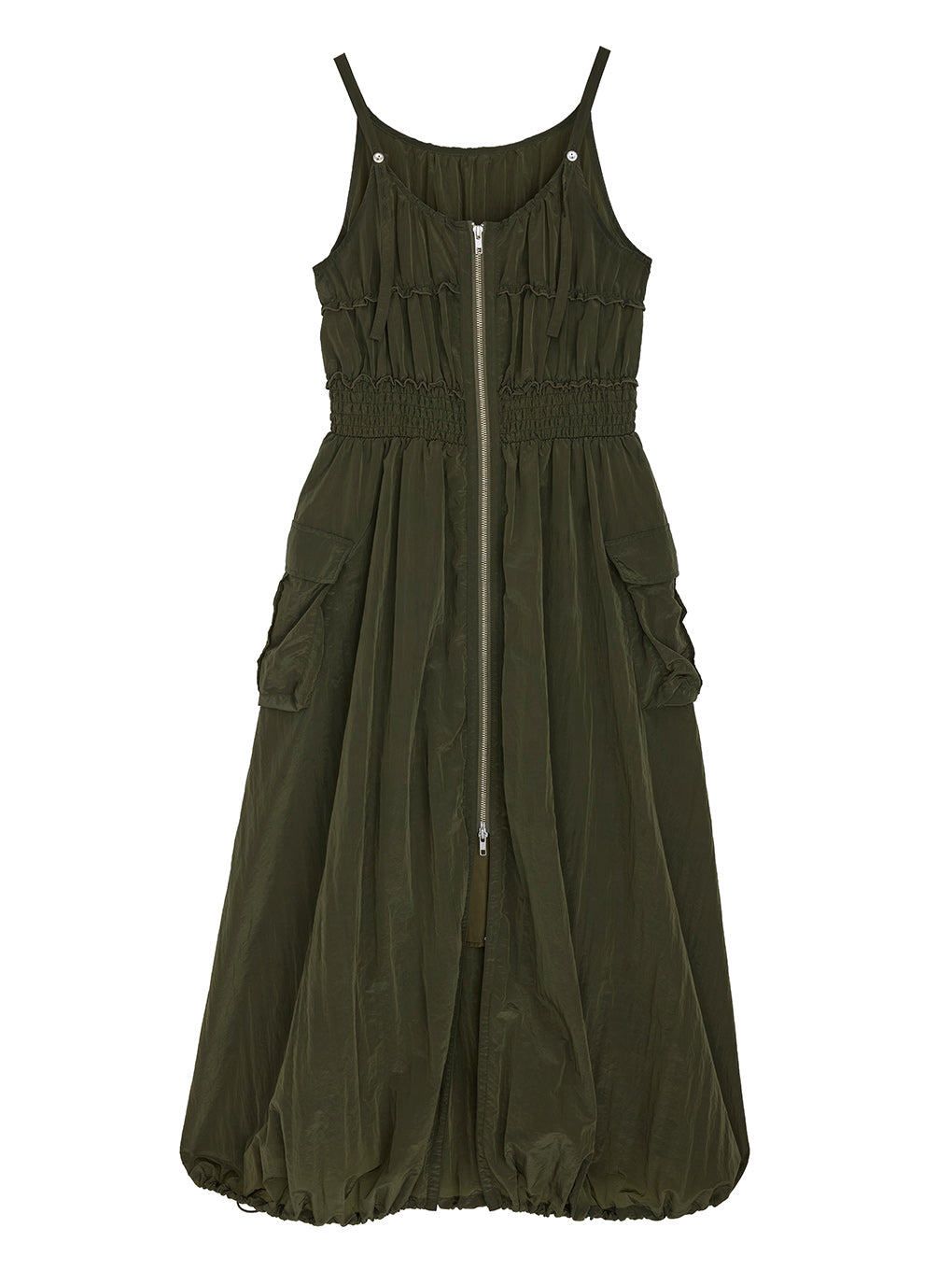 UTILITY BALLOON ZIP DRESS