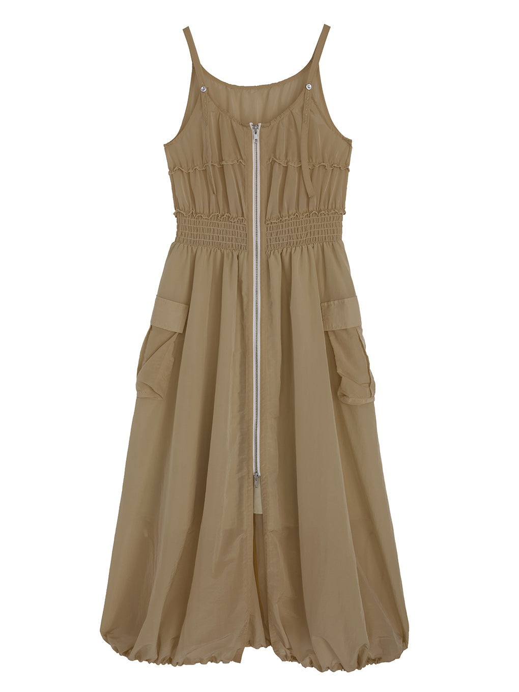 UTILITY BALLOON ZIP DRESS