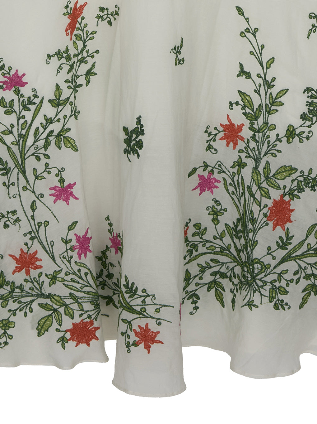 VINTAGE TABLECLOTH EMBROIDERY CAMI DRESS