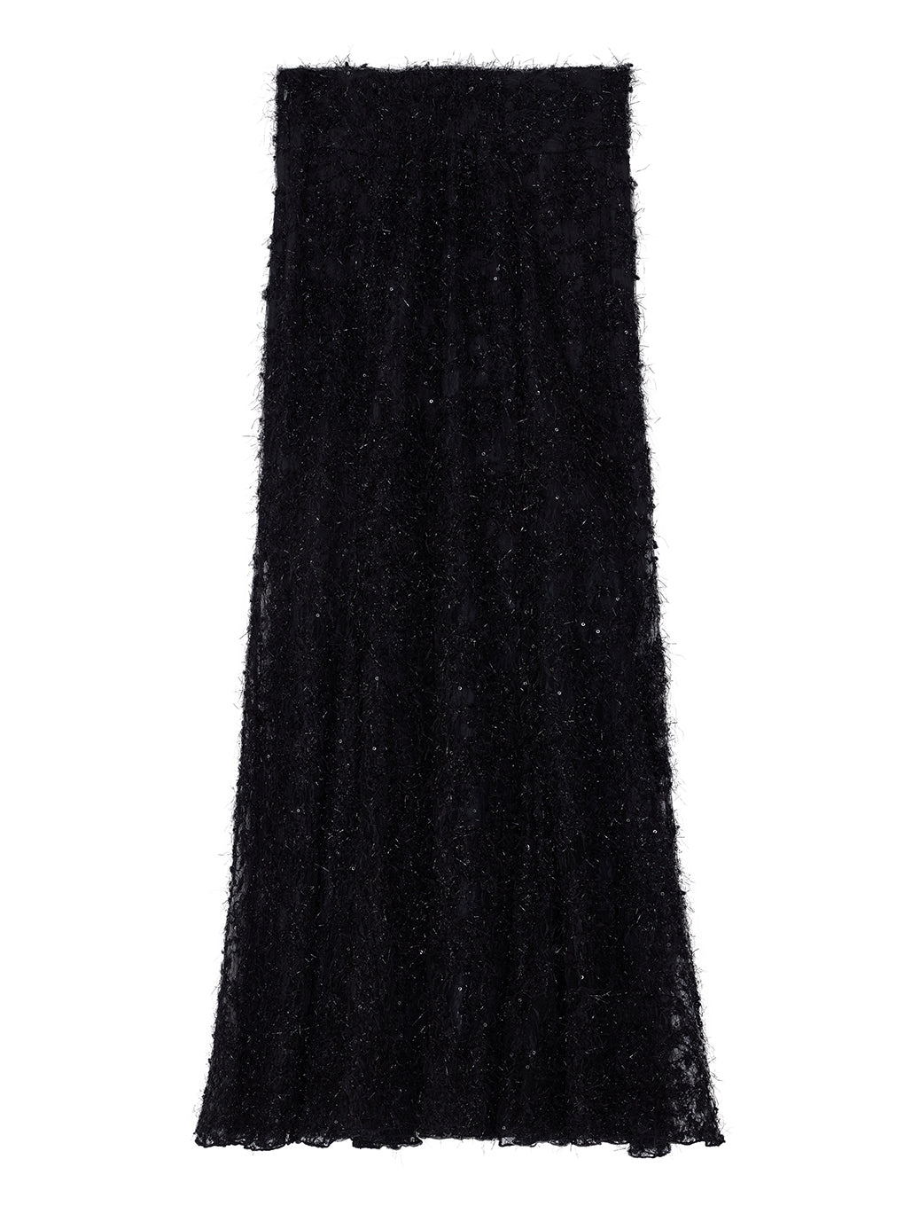 SHEER FEATHER MERMAID SKIRT