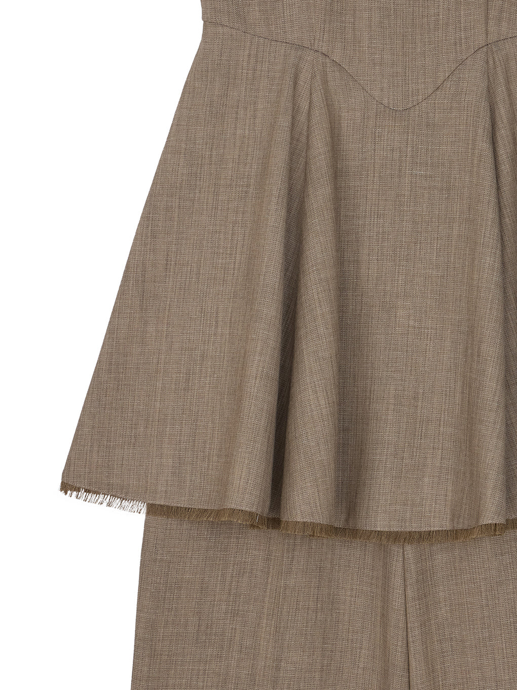 TWEED PEPLUM CAMI ROMPERS