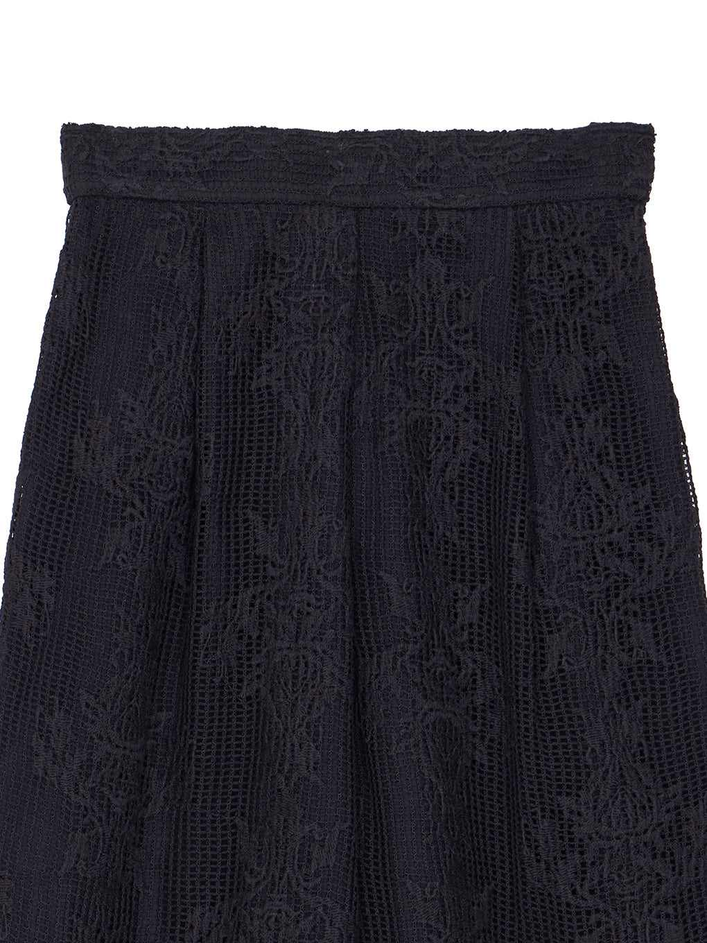 MESH DAMASK EMBROIDERY PANTS