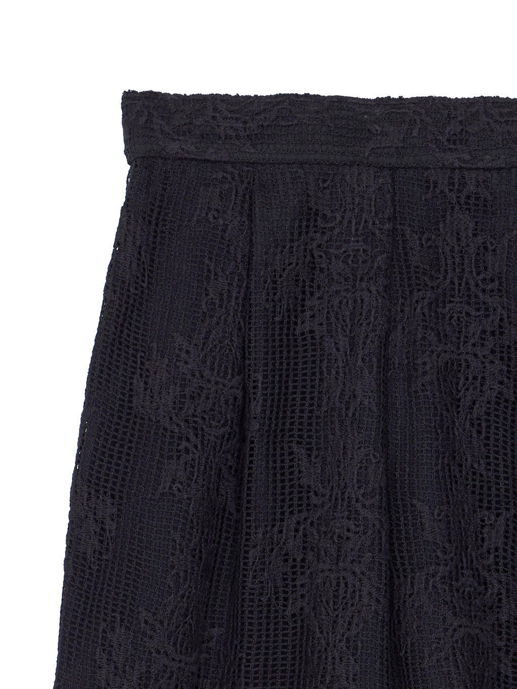 MESH DAMASK EMBROIDERY PANTS