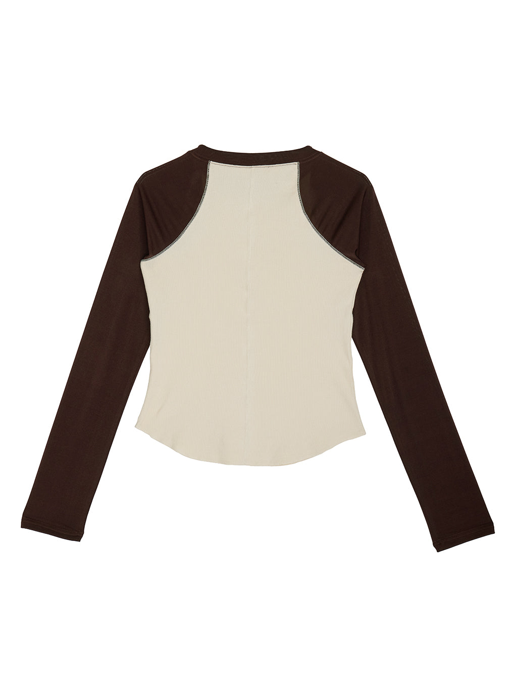lit Compact Raglan Tops ブラック アイボリー COMPACT RAGLAN CUT TOP