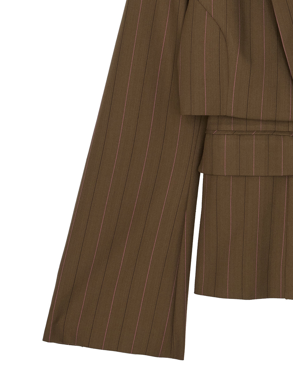 DEFORMATION PINSTRIPE JACKET