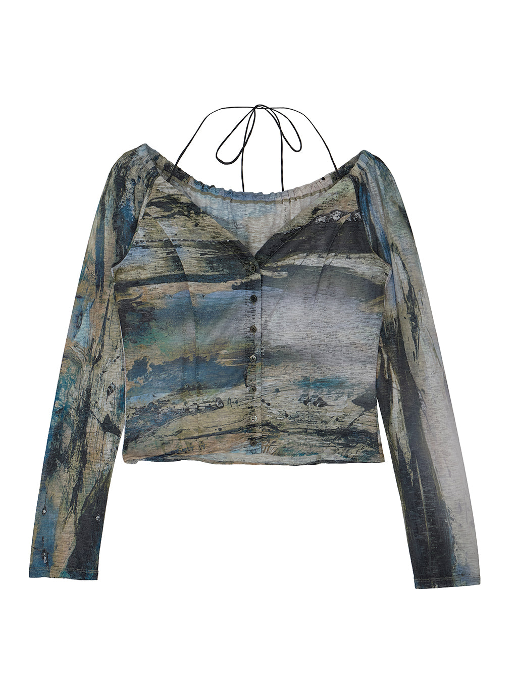 PAINTED TEXTURE ART TOP