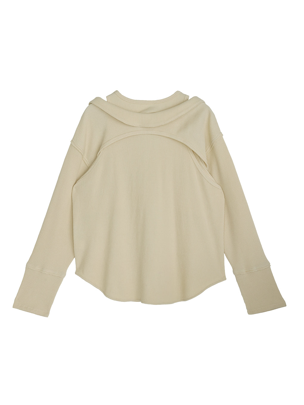 WAFFLE LAYERED DESIGN CUT TOP