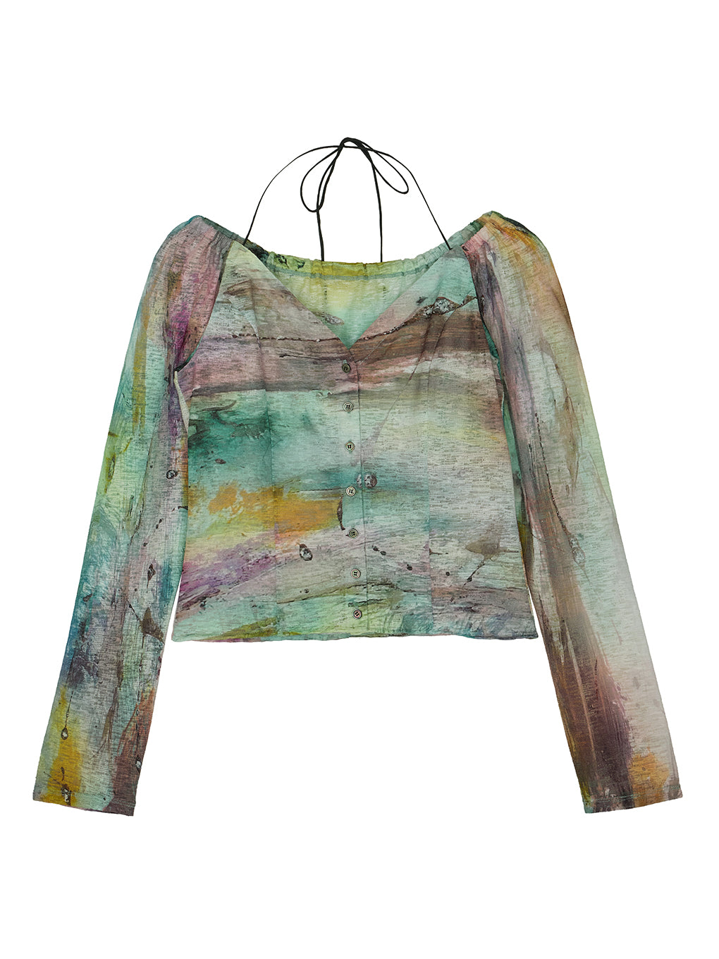 PAINTED TEXTURE ART TOP