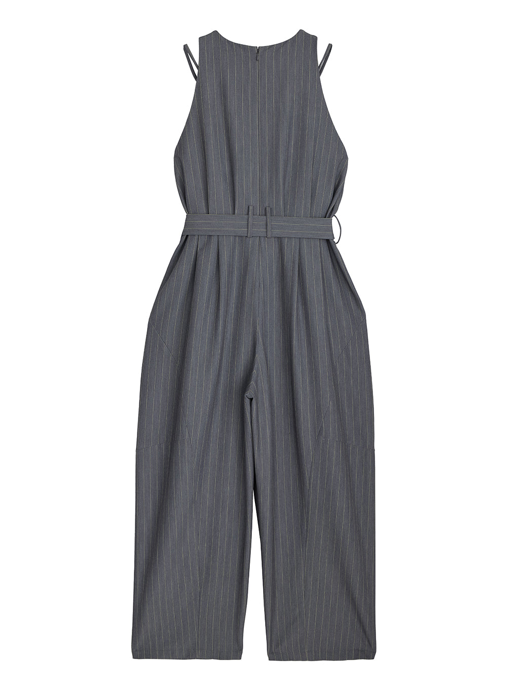 COLOR PINSTRIPE CURVY ROMPERS