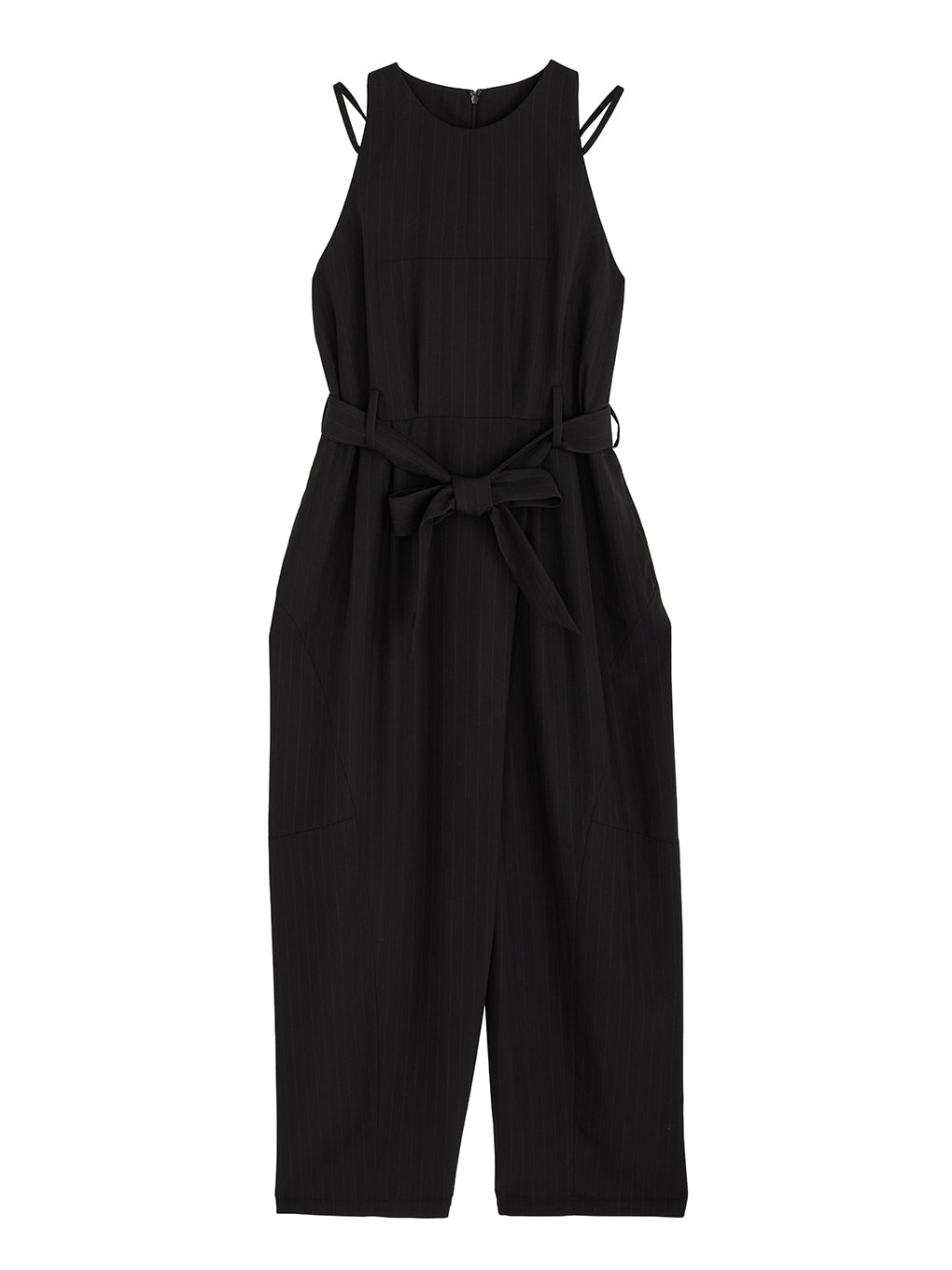 COLOR PINSTRIPE CURVY ROMPERS