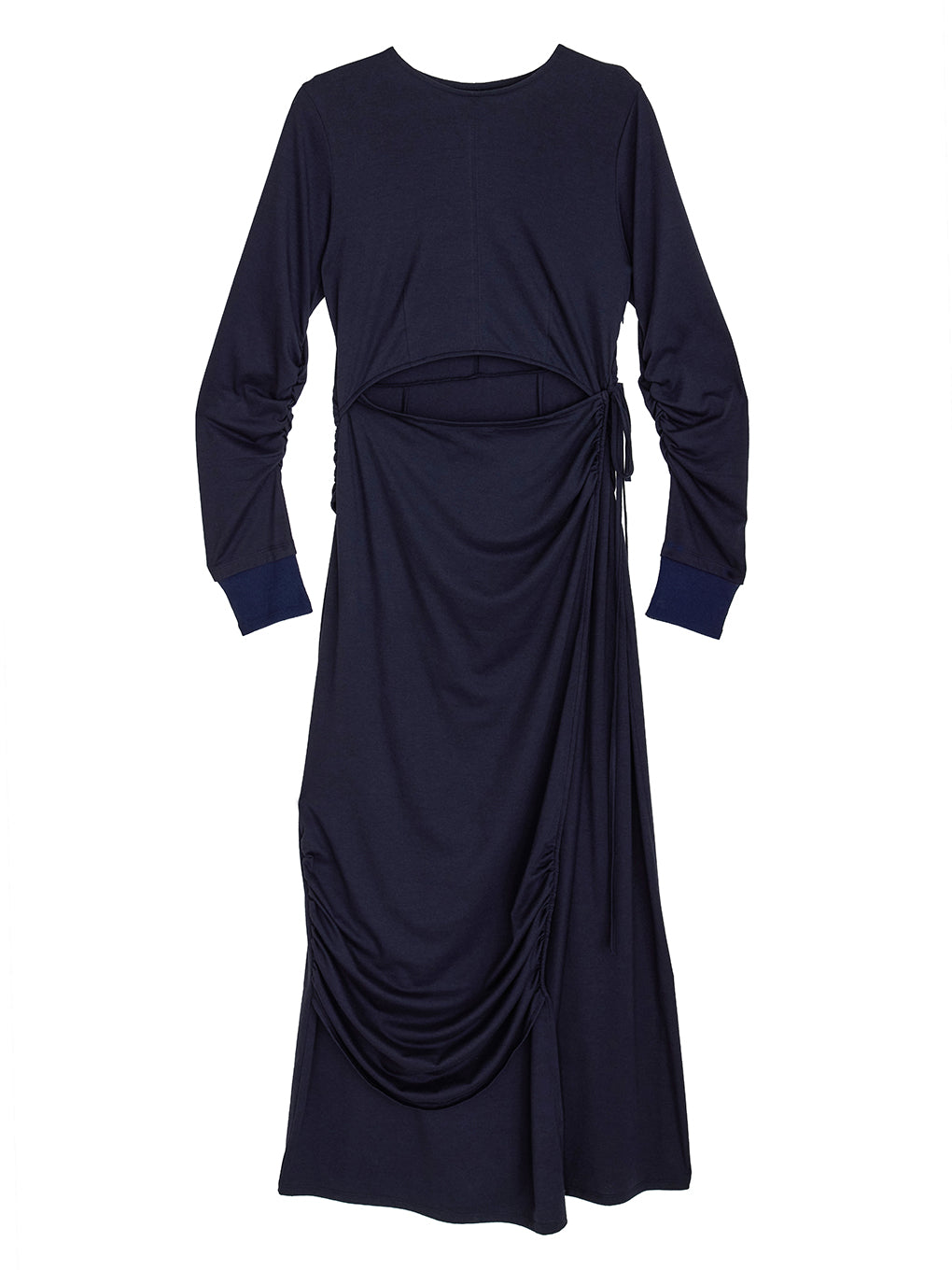 WAIST TIE LAYERD DRESS