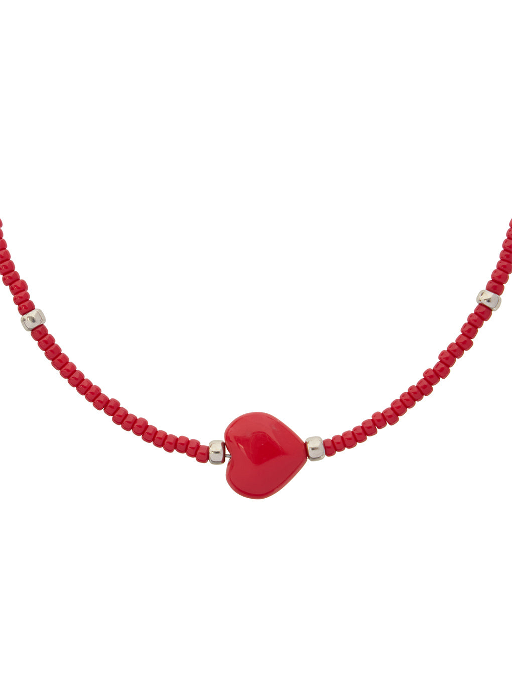 HEART CHARM SHORT NECKLACE
