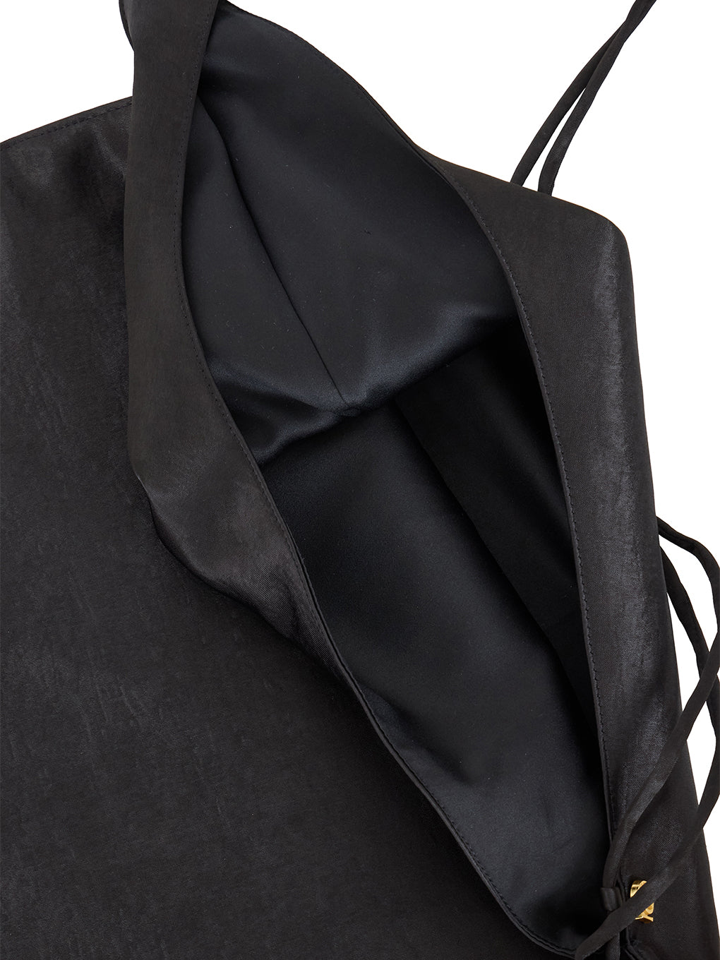 CURVE SATIN TOTE BAG