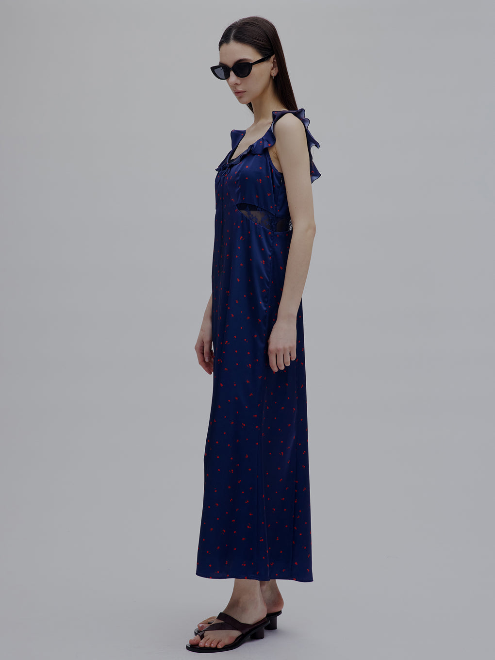 MEDI FRUIT DOT CAMISOLE DRESS