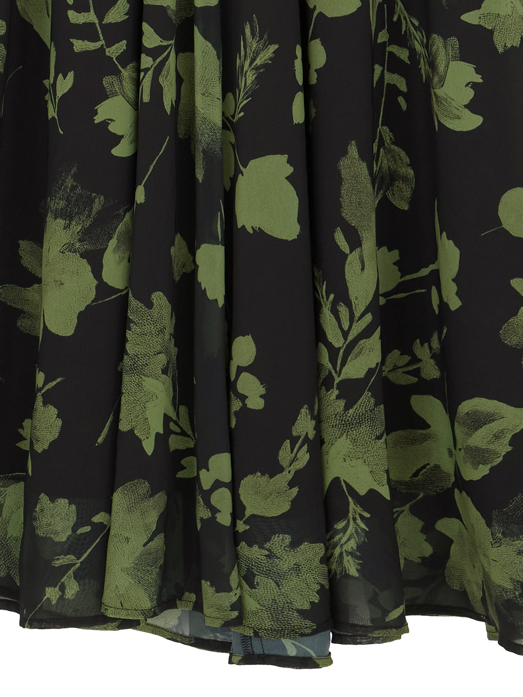 GRAINY FLOWER CHIFFON DRESS