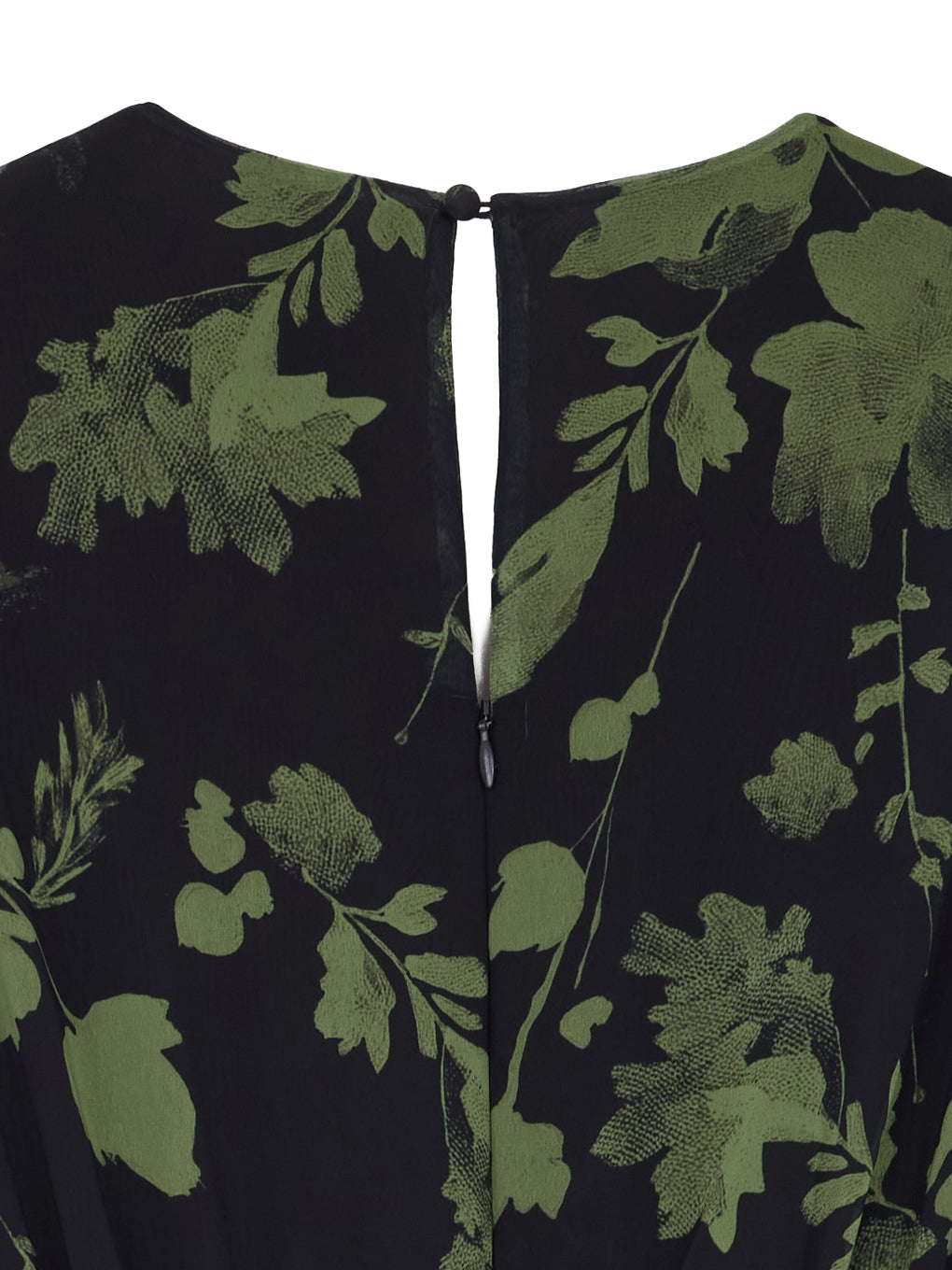 GRAINY FLOWER CHIFFON DRESS